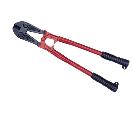 American type bolt cutter with red painted handle