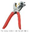 PUNCH PLIER WITH RED PVC INSULATED HANDLE