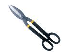 American type tinman's snip with double color dipped handle