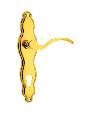 DOOR LOCK HANDLE IRON ALUMINIUM BRASS POLISHED FINISH