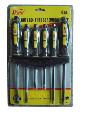 6pcs heavy duty go through screwdriver set