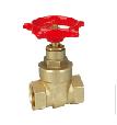 Brass gate valve