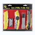 3pcs utility knife set in double blister card packing