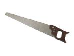 Hand saw with wooden handle