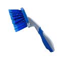 Short handle tire brush